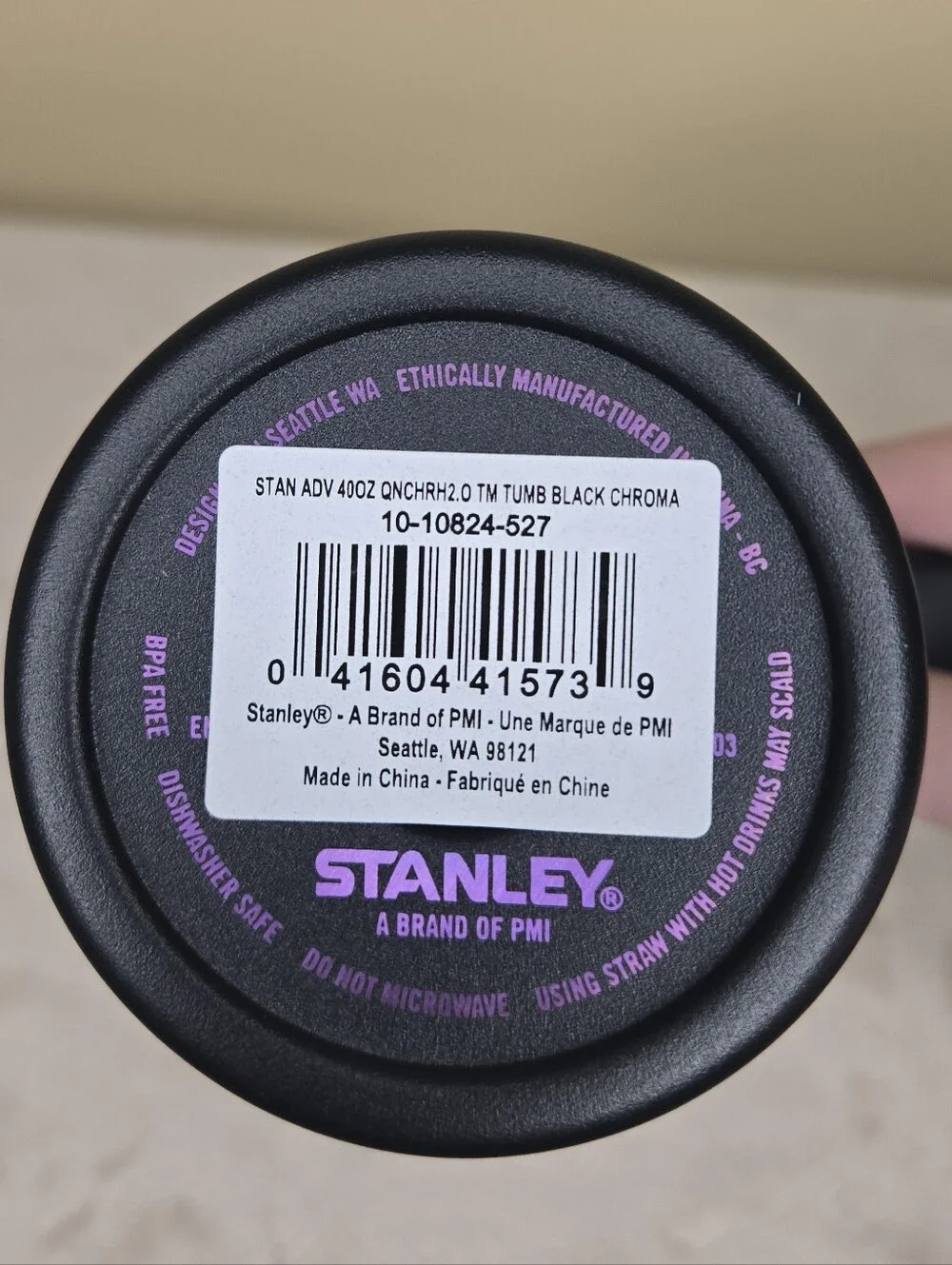Stanley 40 Oz Black Chroma Tumbler - Picture 9 of 9